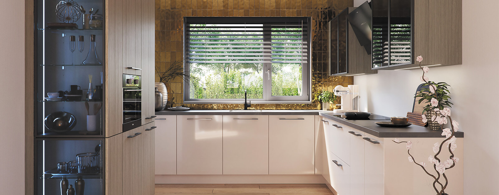 hoogglans keukenkastjes schoonmaken